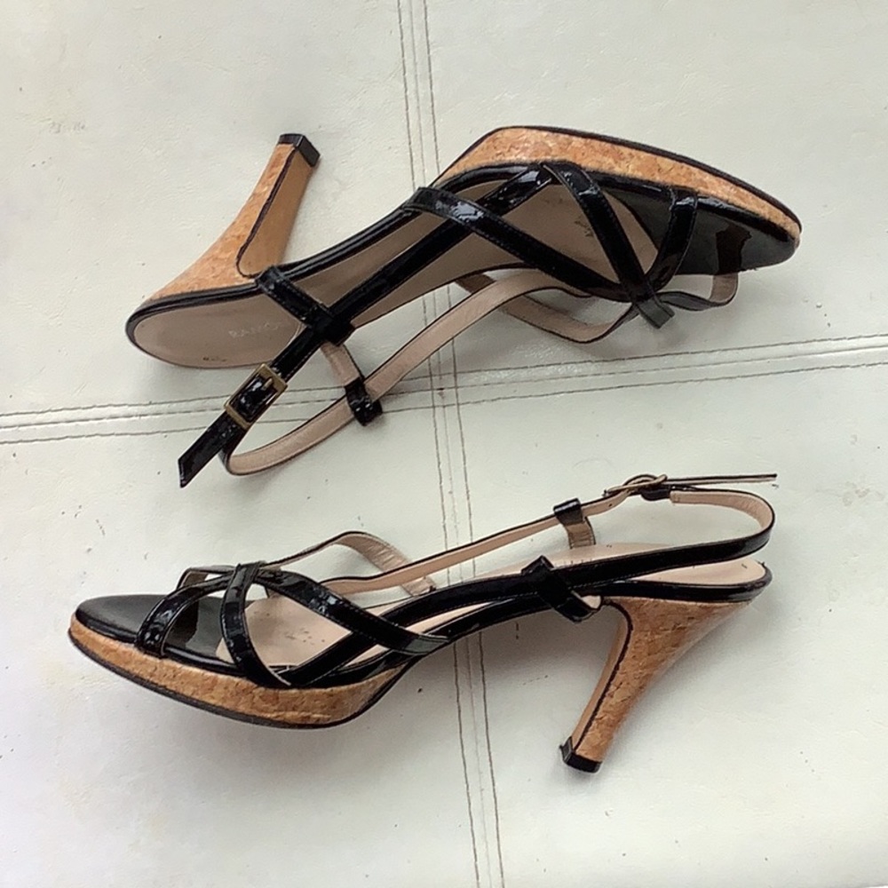 Roman Tenza black heeled sandals